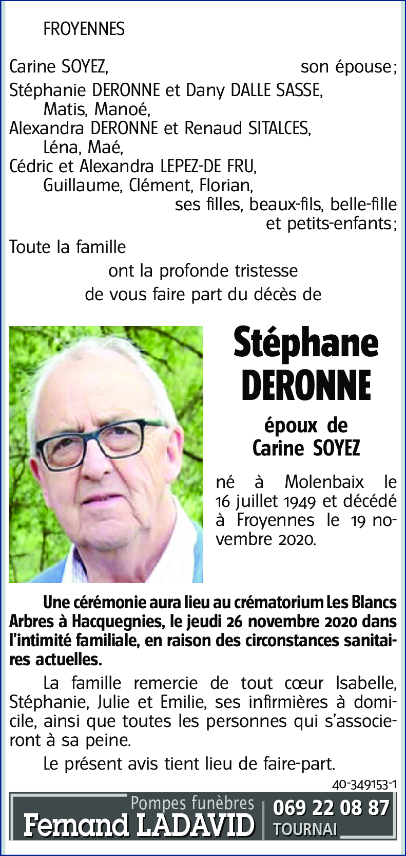 Stéphane DERONNE