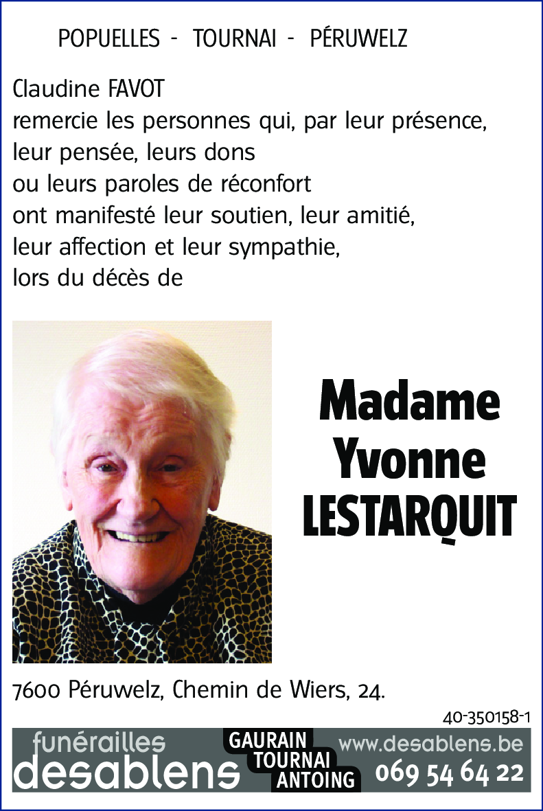 Yvonne LESTARQUIT