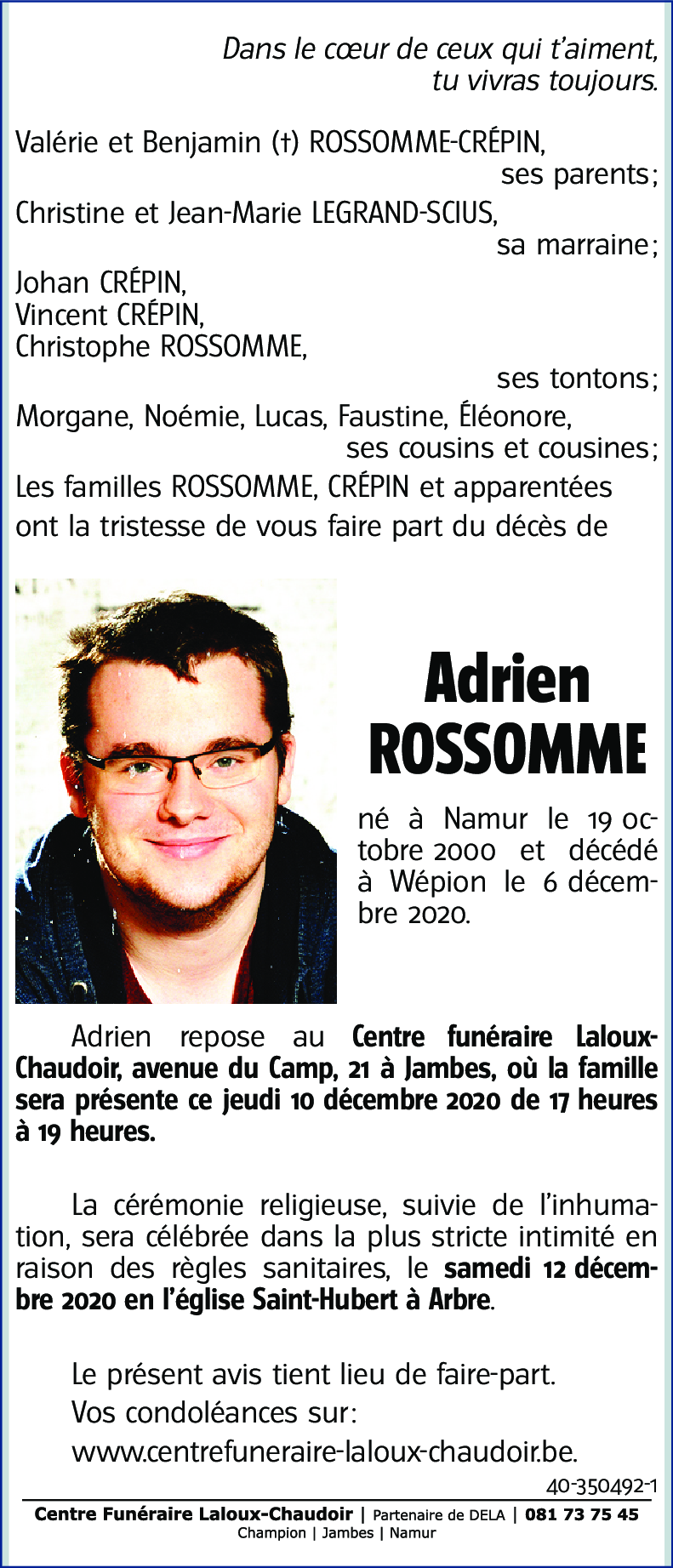 Adrien ROSSOMME