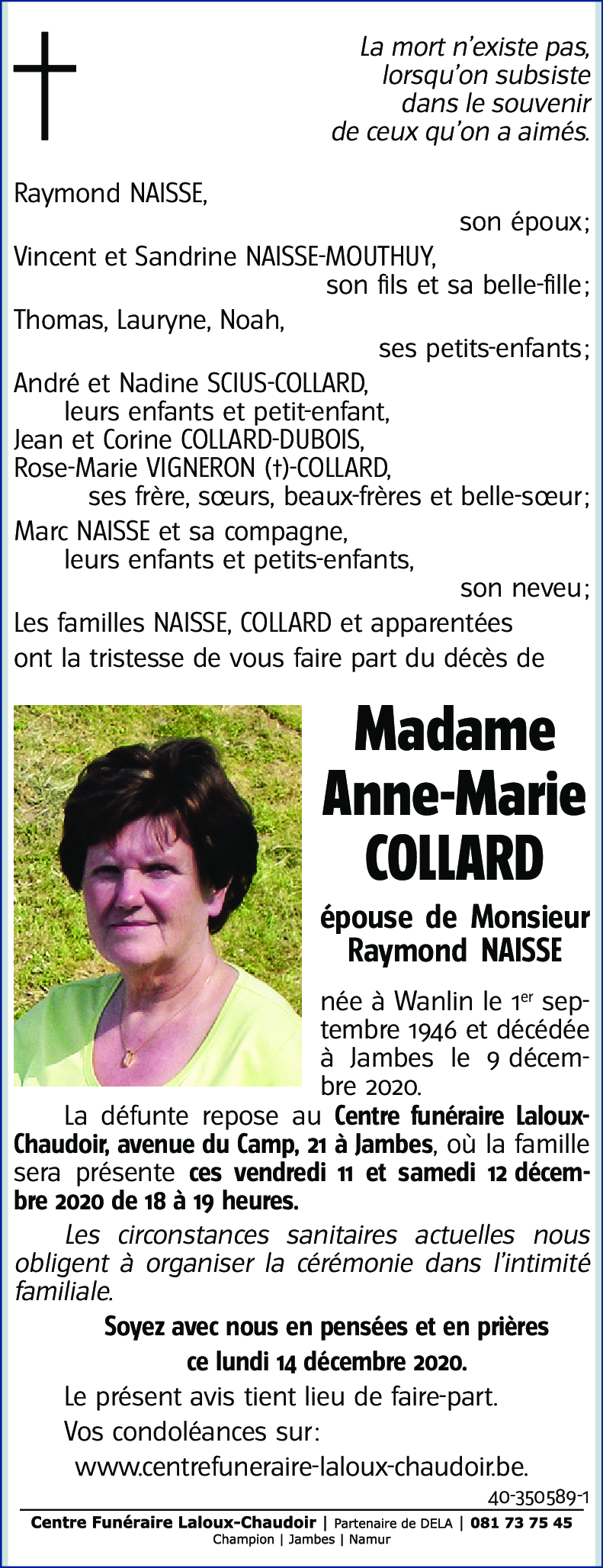 Anne-Marie COLLARD