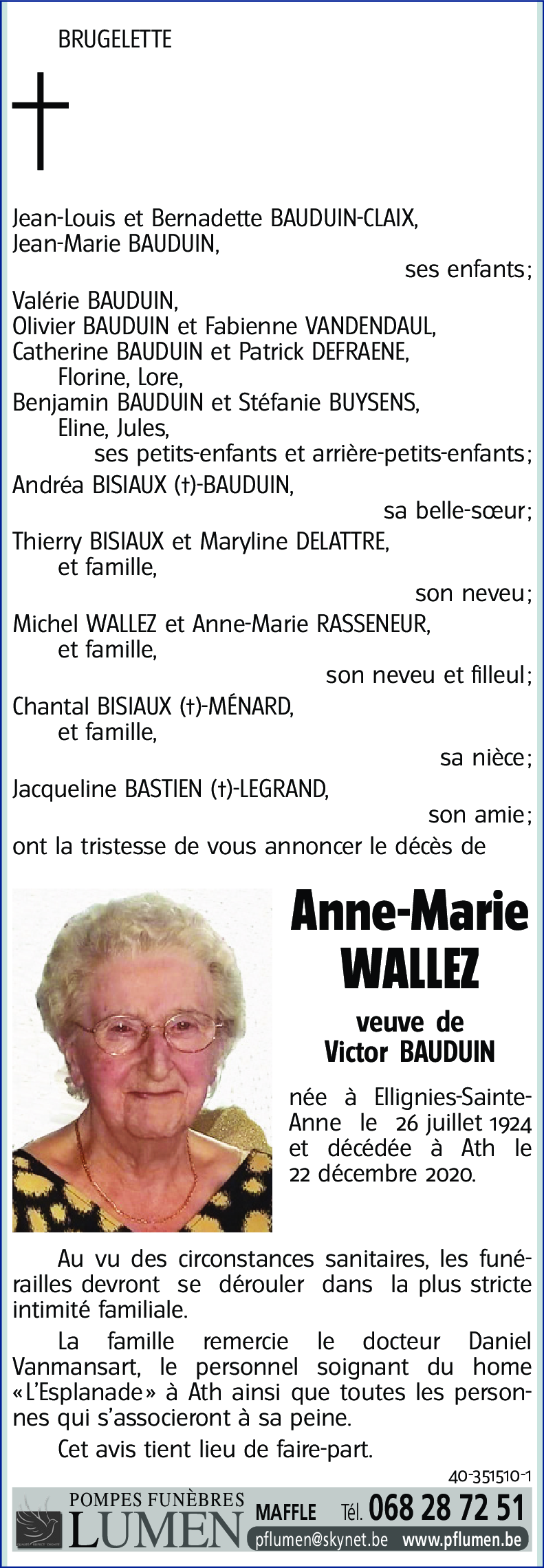 Anne-Marie WALLEZ