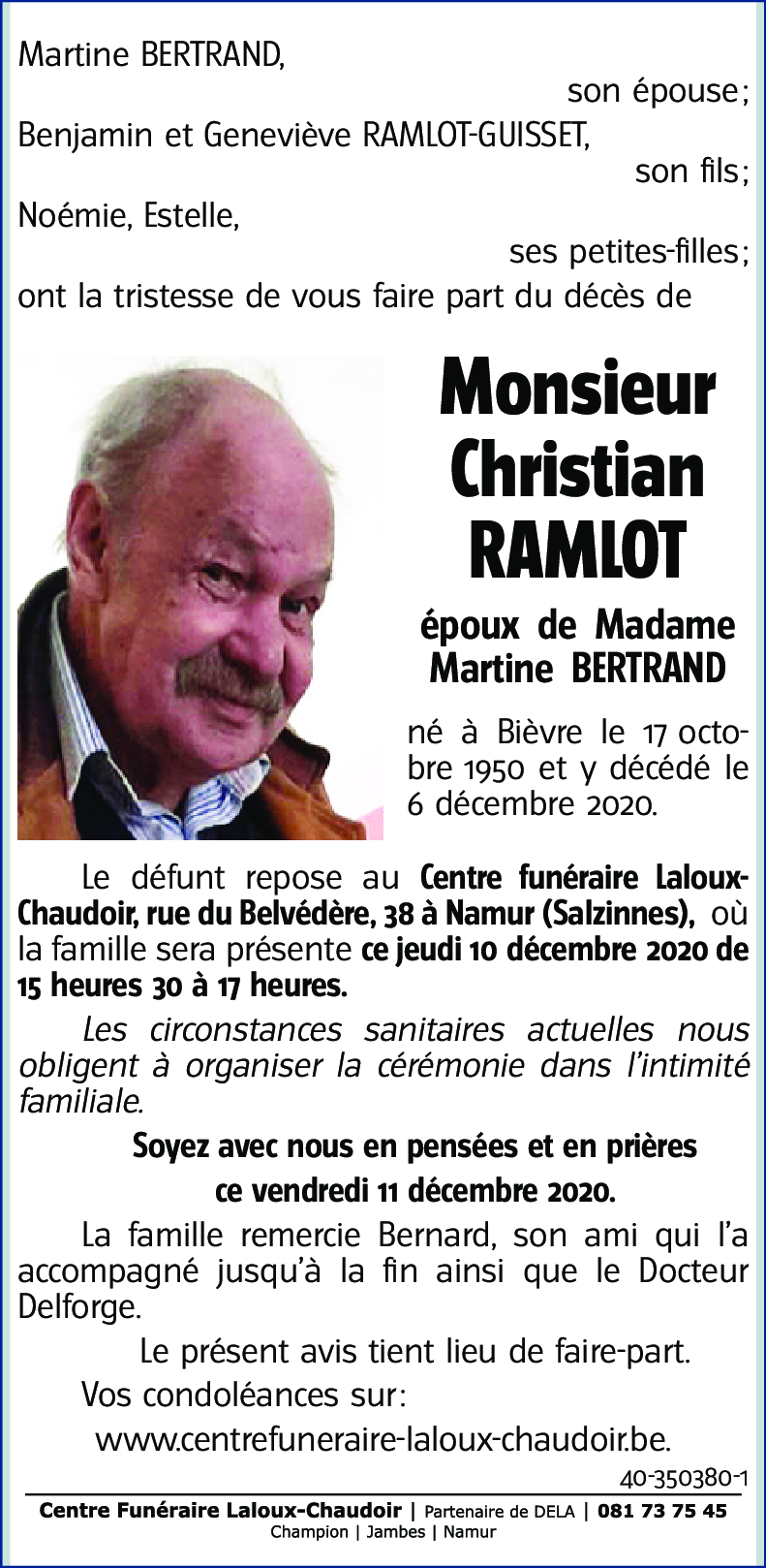 Christian RAMLOT