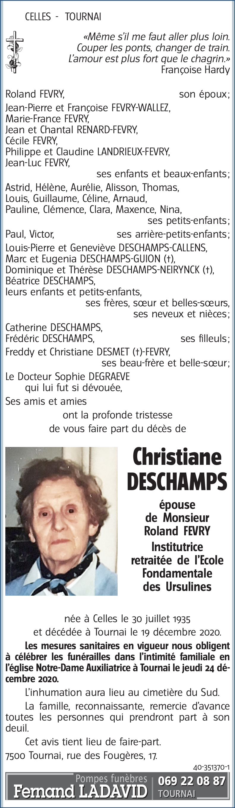 Christiane DESCHAMPS