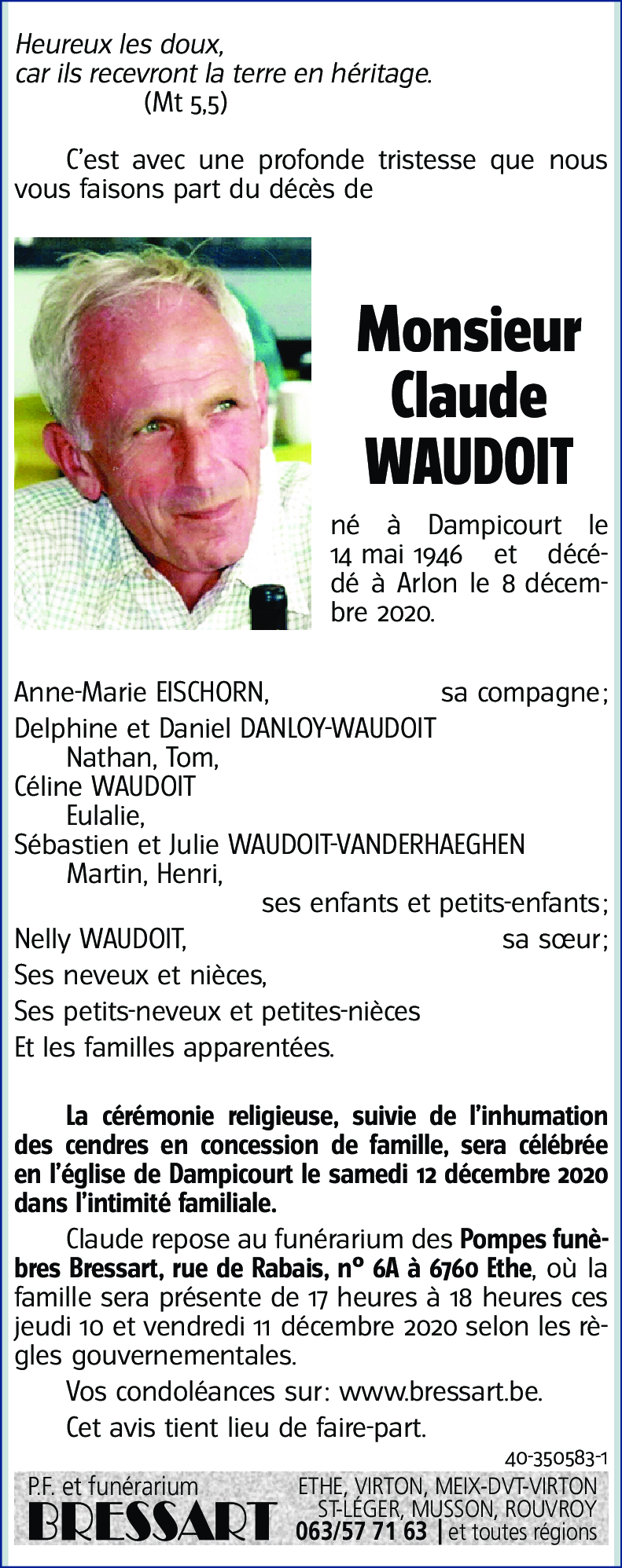 Claude WAUDOIT