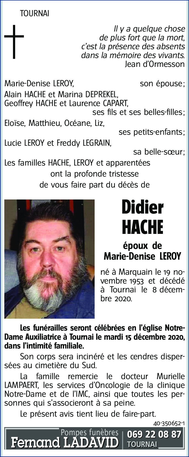 Didier HACHE