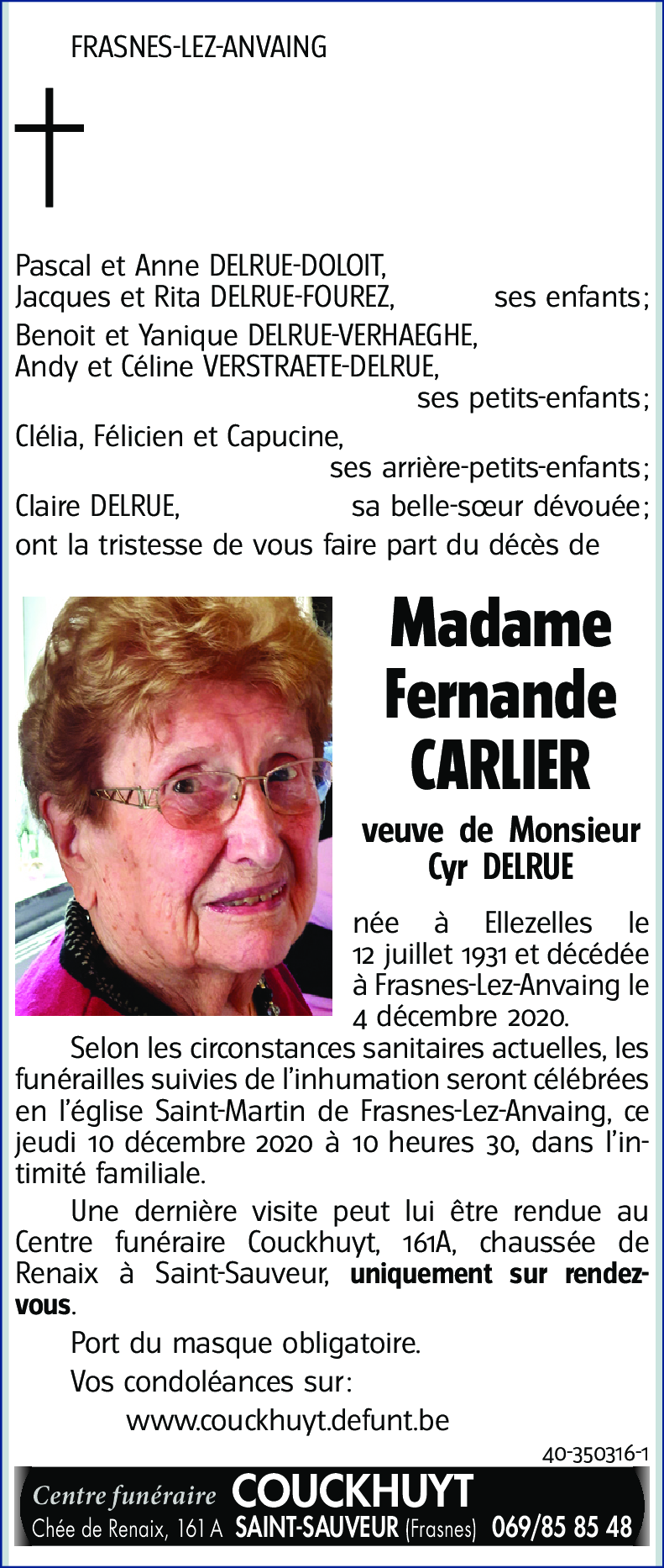 Fernande CARLIER