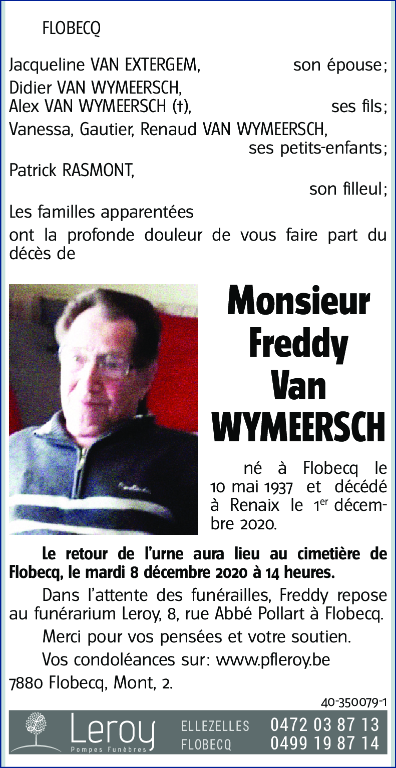 Freddy Van Wymeersch