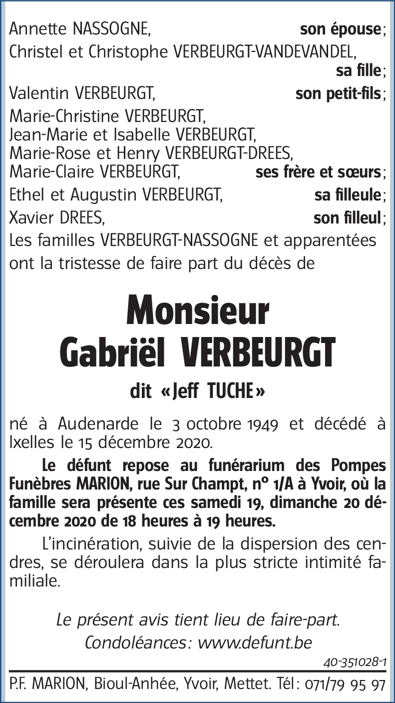 Gabriël VERBEURGT