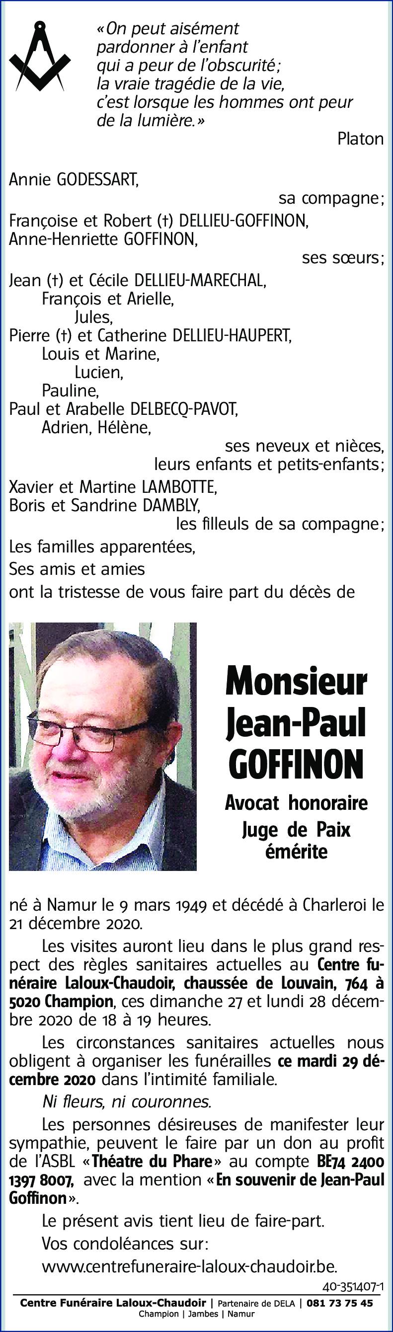 Jean-Paul GOFFINON