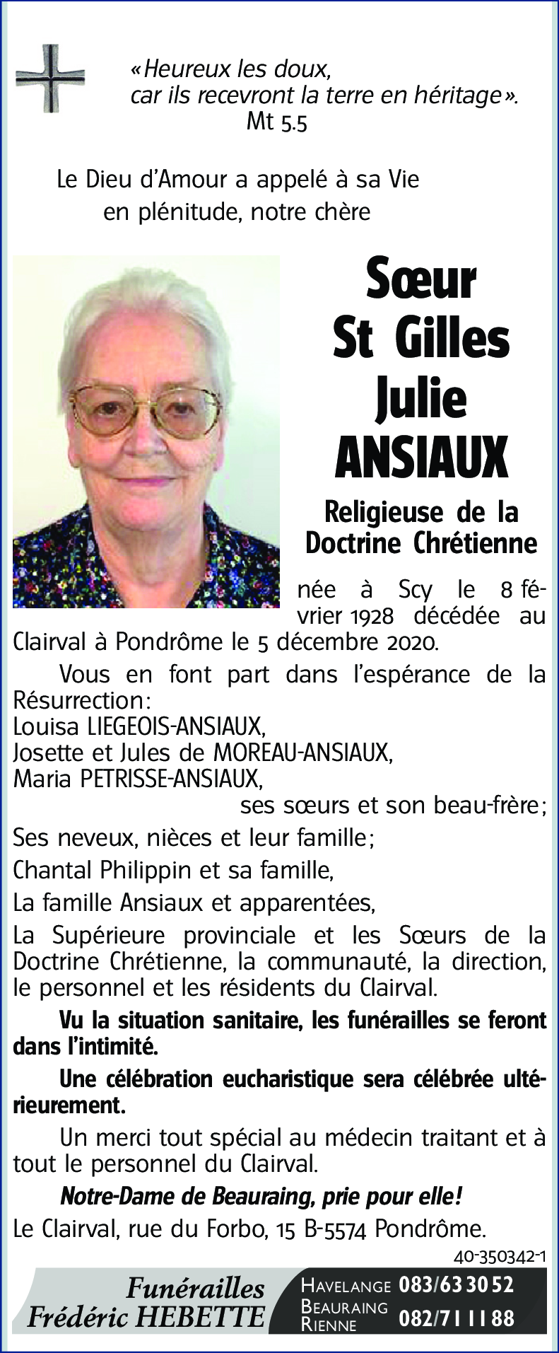 Julie ANSIAUX
