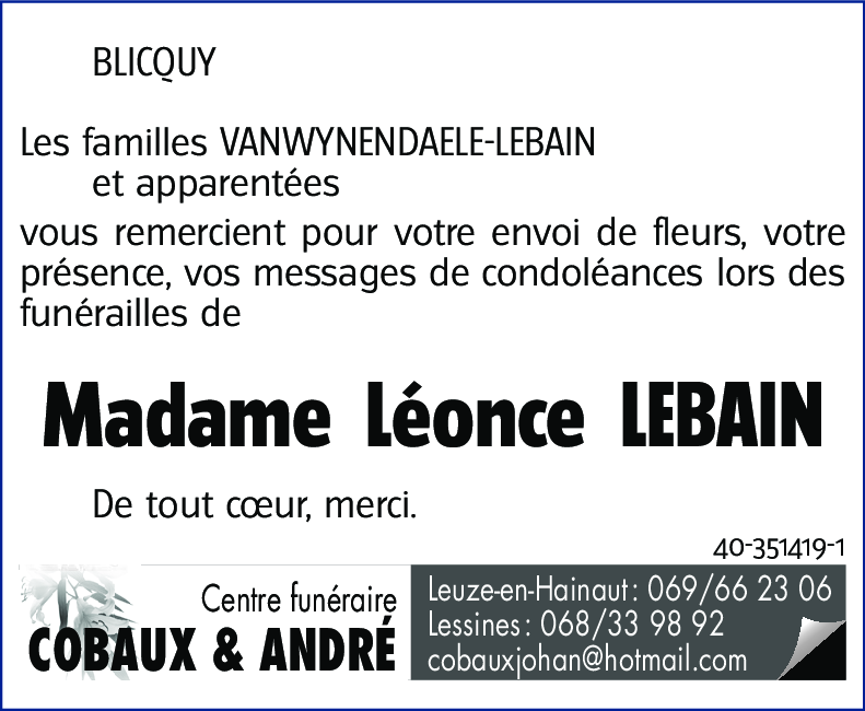 Léonce LEBAIN