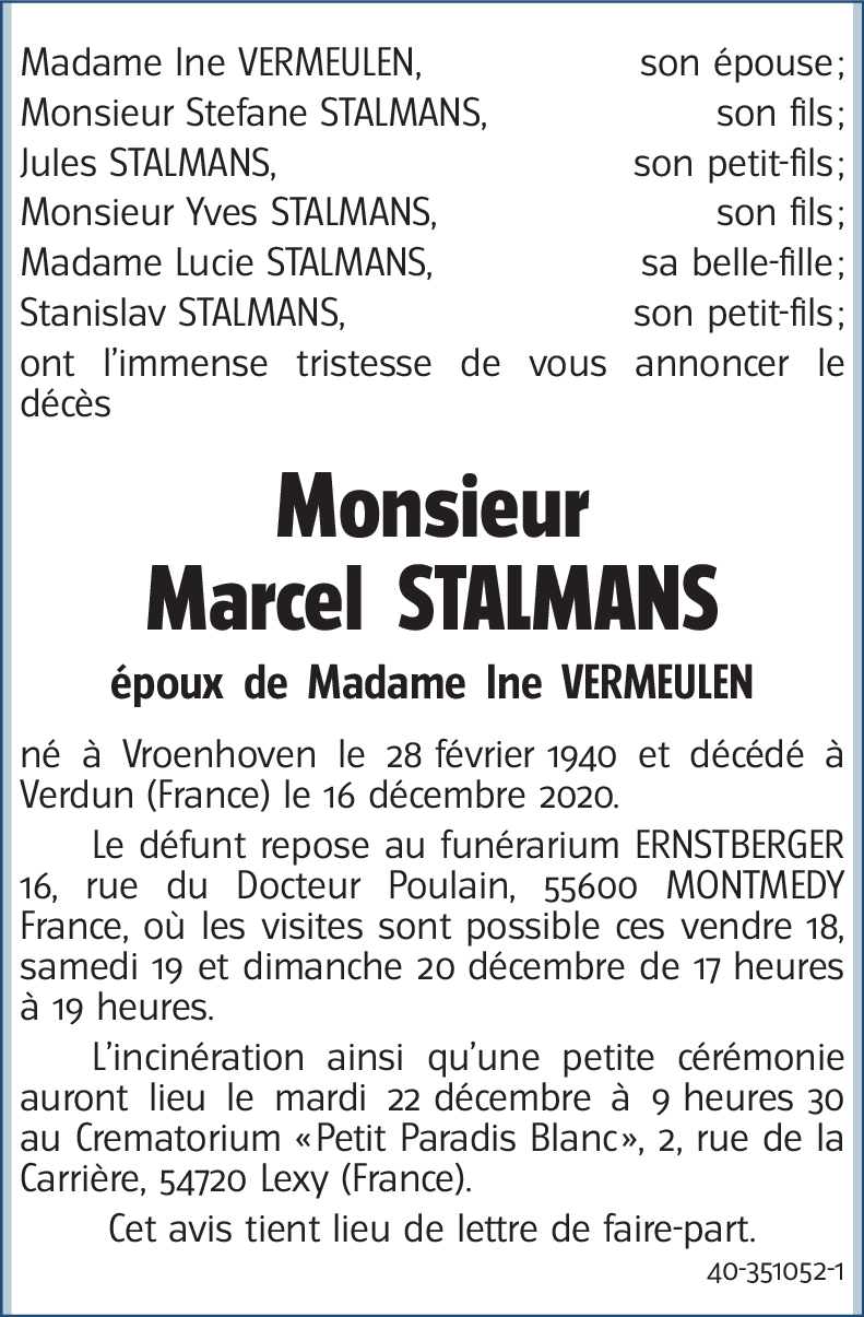 Marcel STALMANS