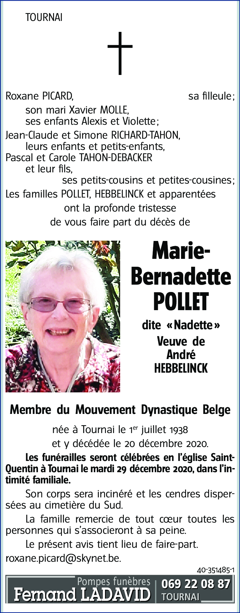 Marie-Bernadette POLLET