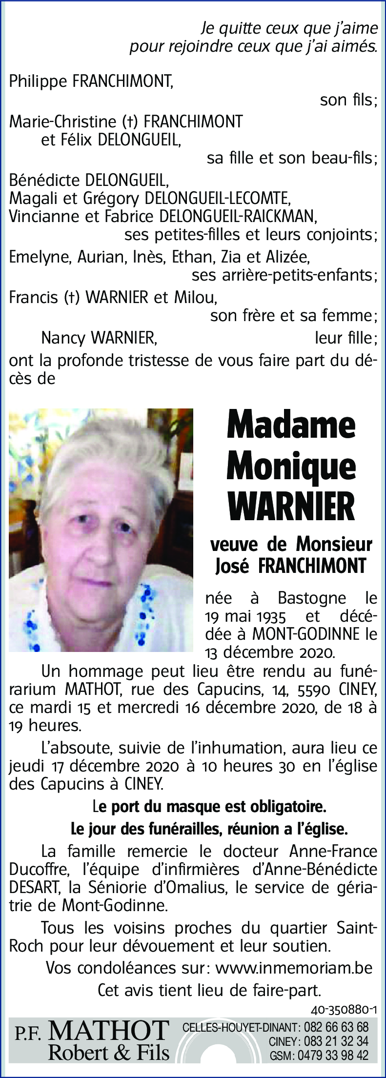 Monique WARNIER