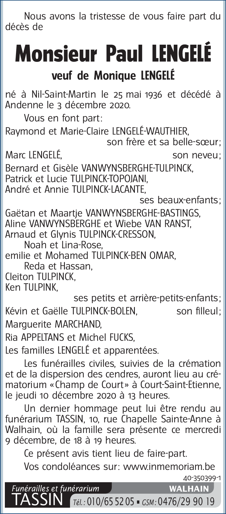 Paul LENGELE