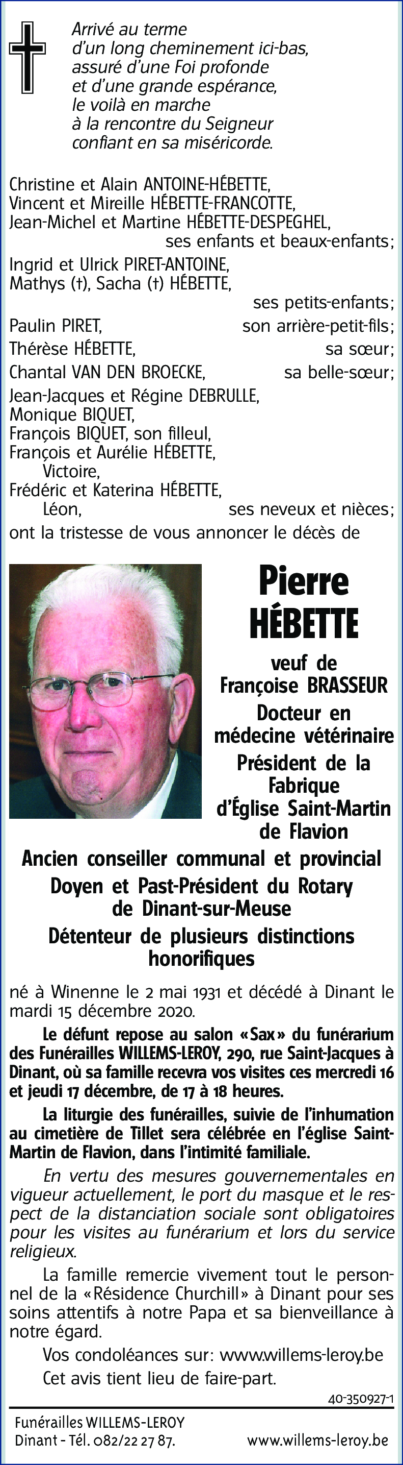 Pierre HÉBETTE