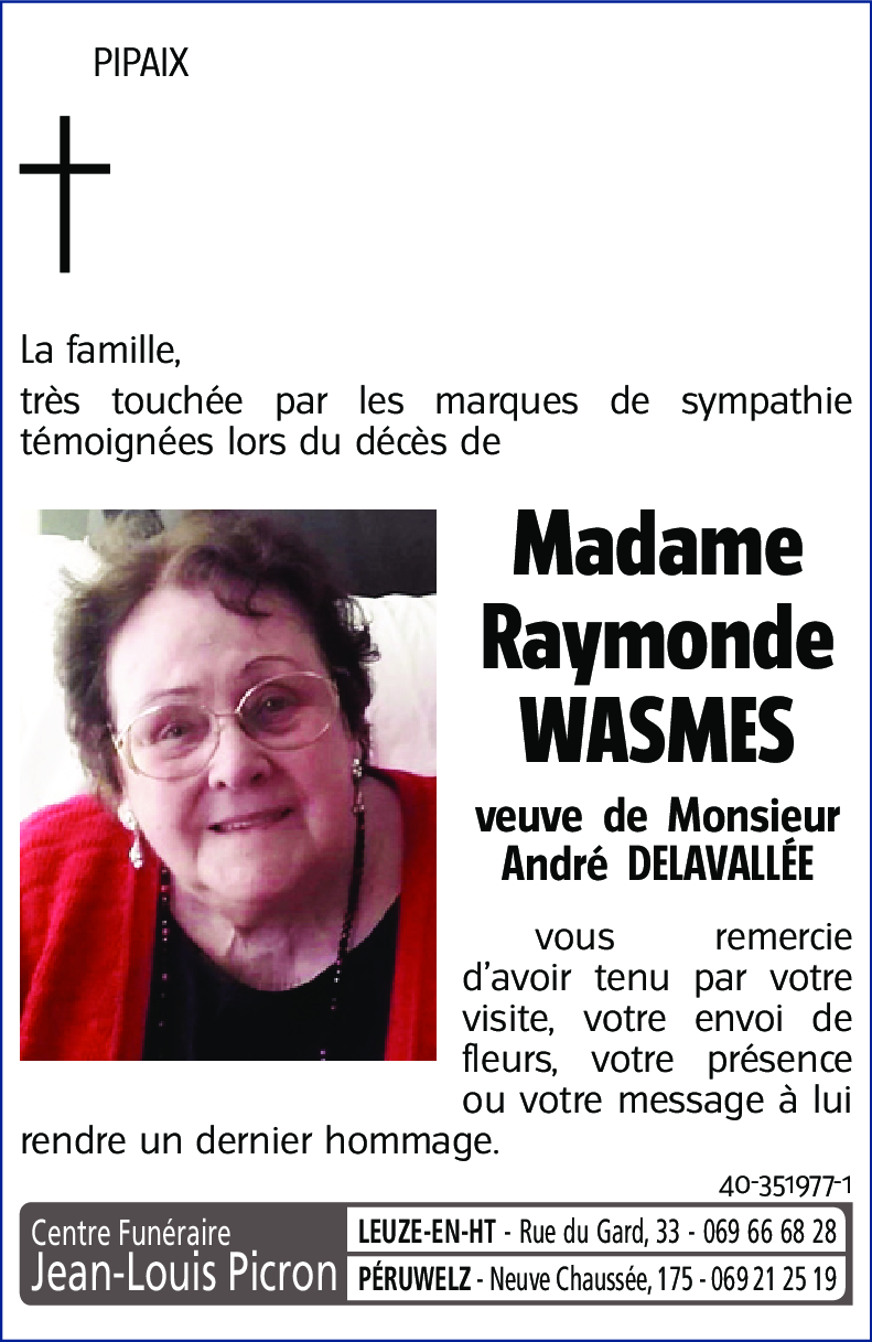Raymonde WASMES