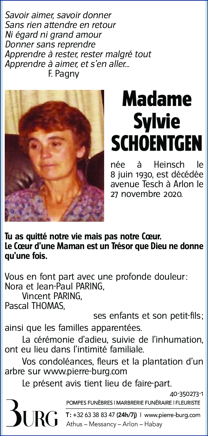 Sylvie SCHOENTGEN