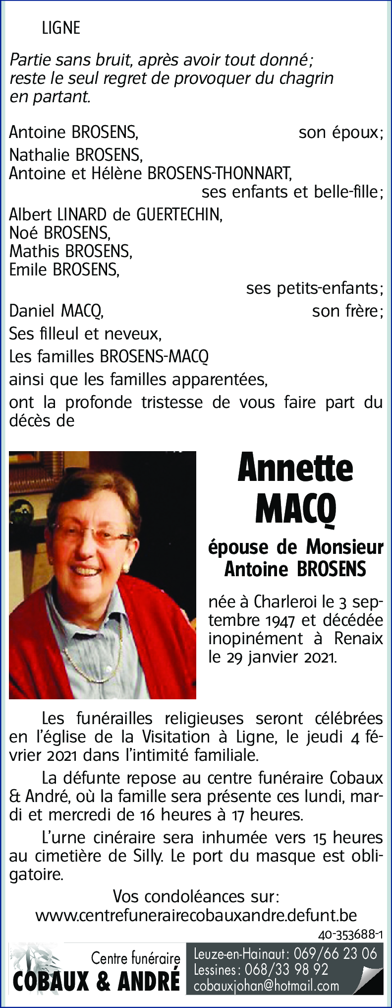 Annette MACQ