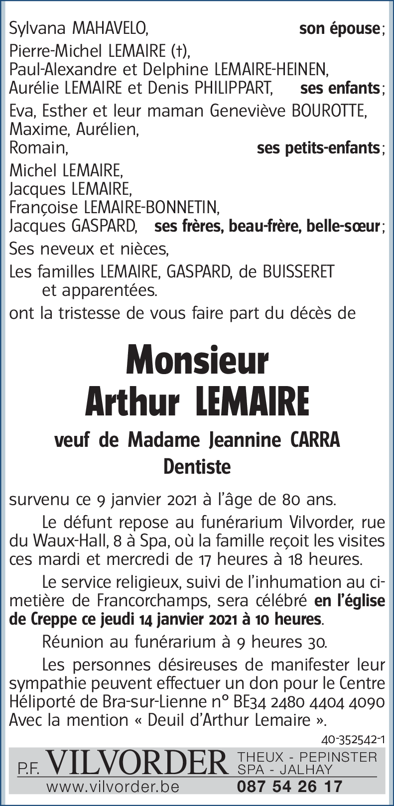 Arthur LEMAIRE