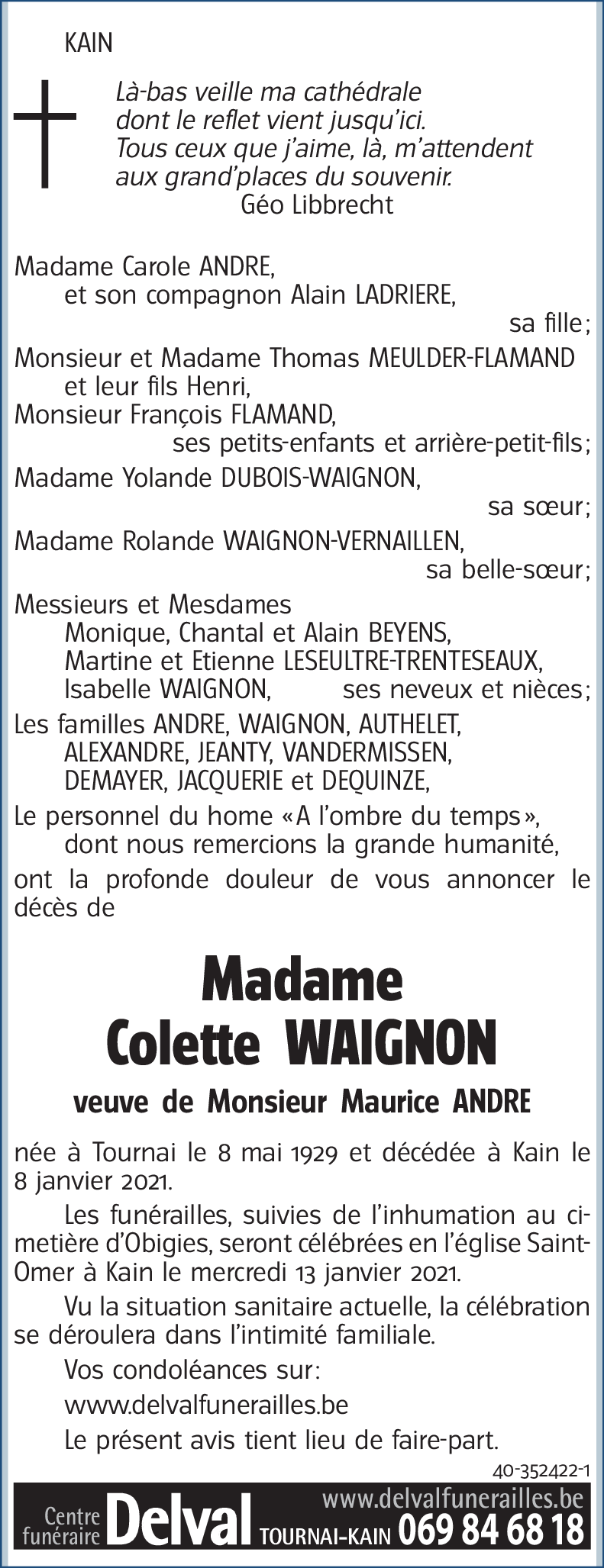 Colette WAIGNON