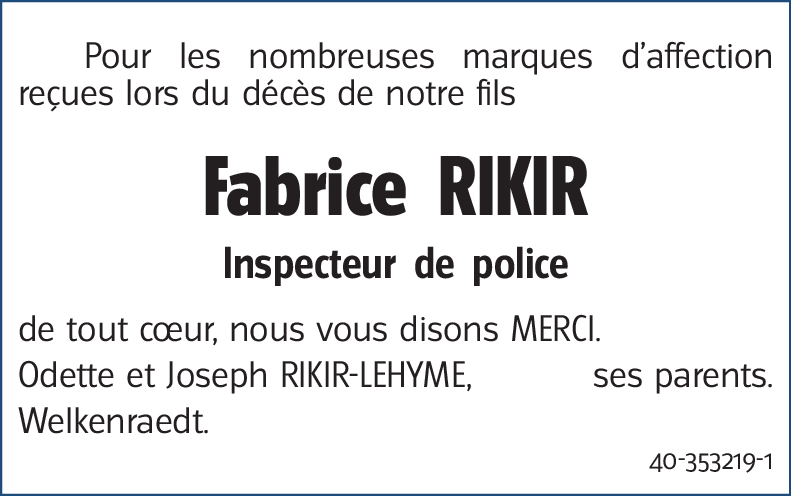 Fabrice RIKIR