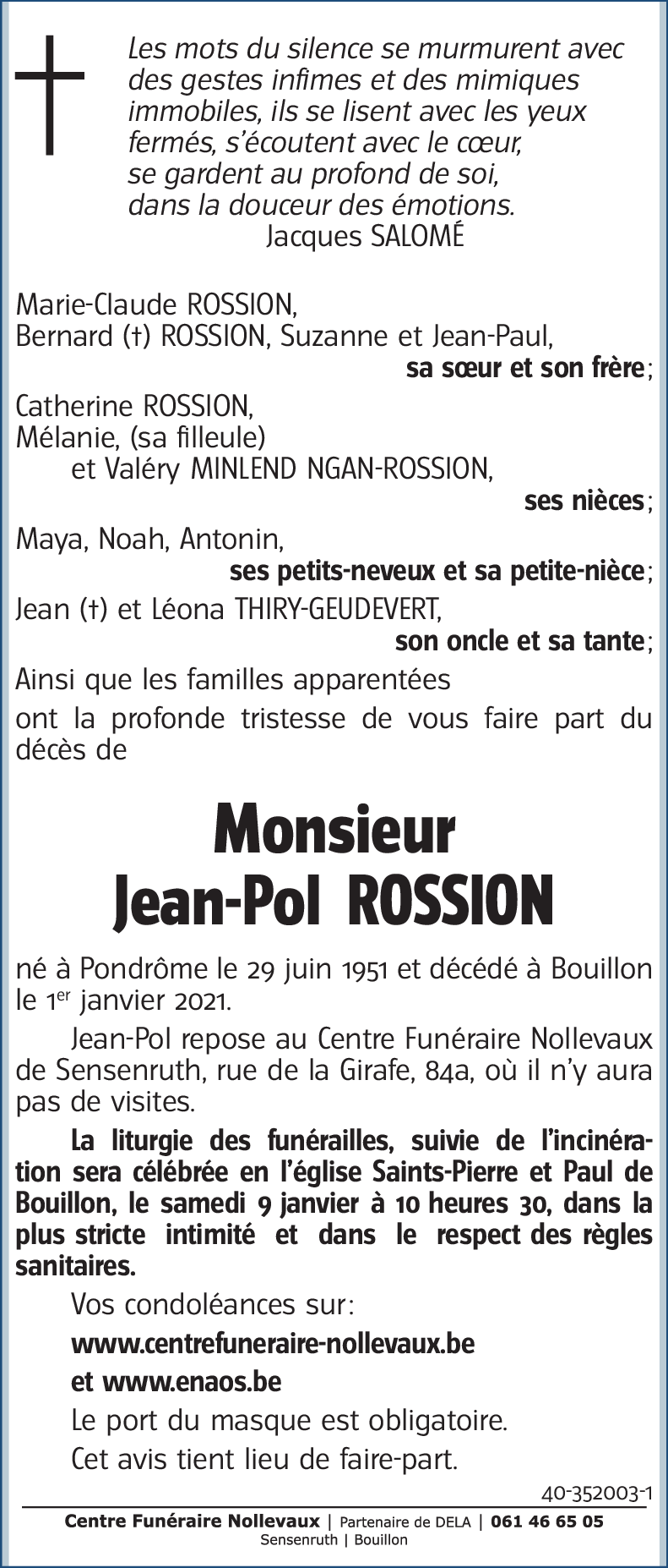 Jean-Pol ROSSION