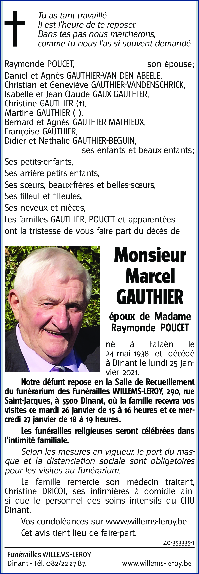 Marcel GAUTHIER