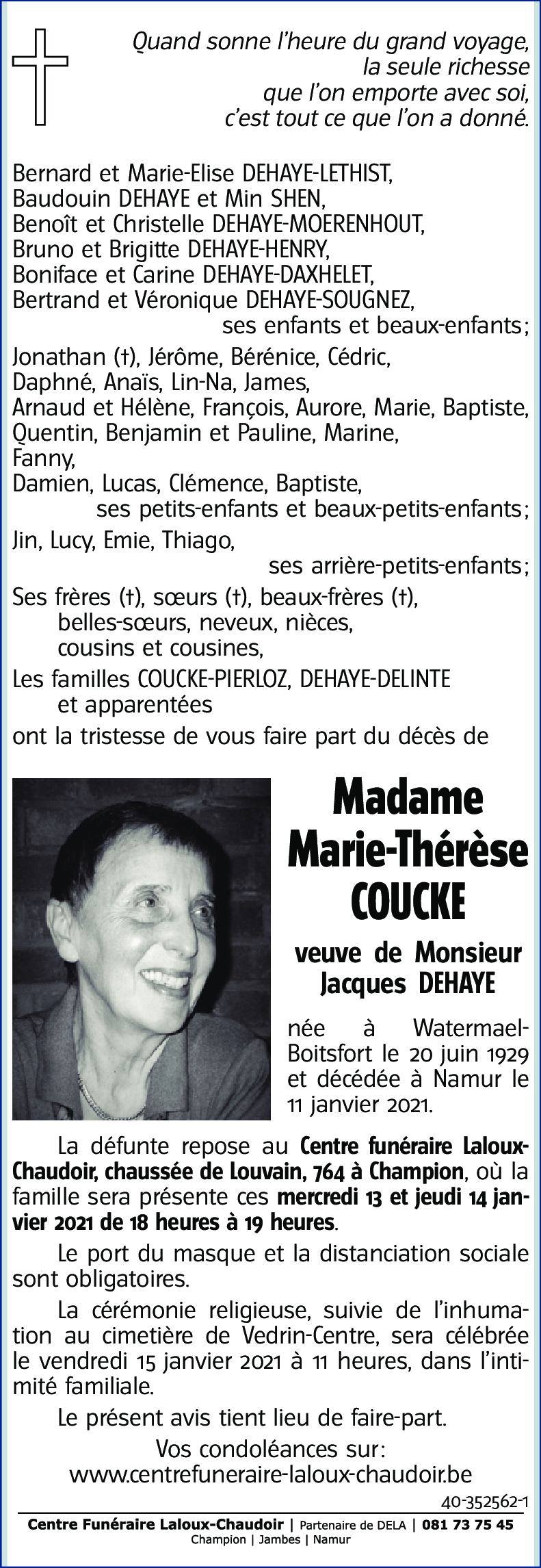 Marie-Thérèse COUCKE