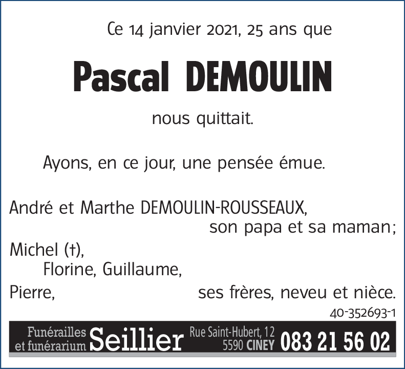 Pascal DEMOULIN