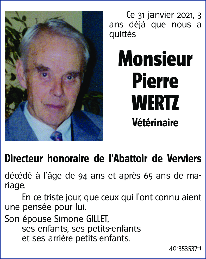 Pierre WERTZ