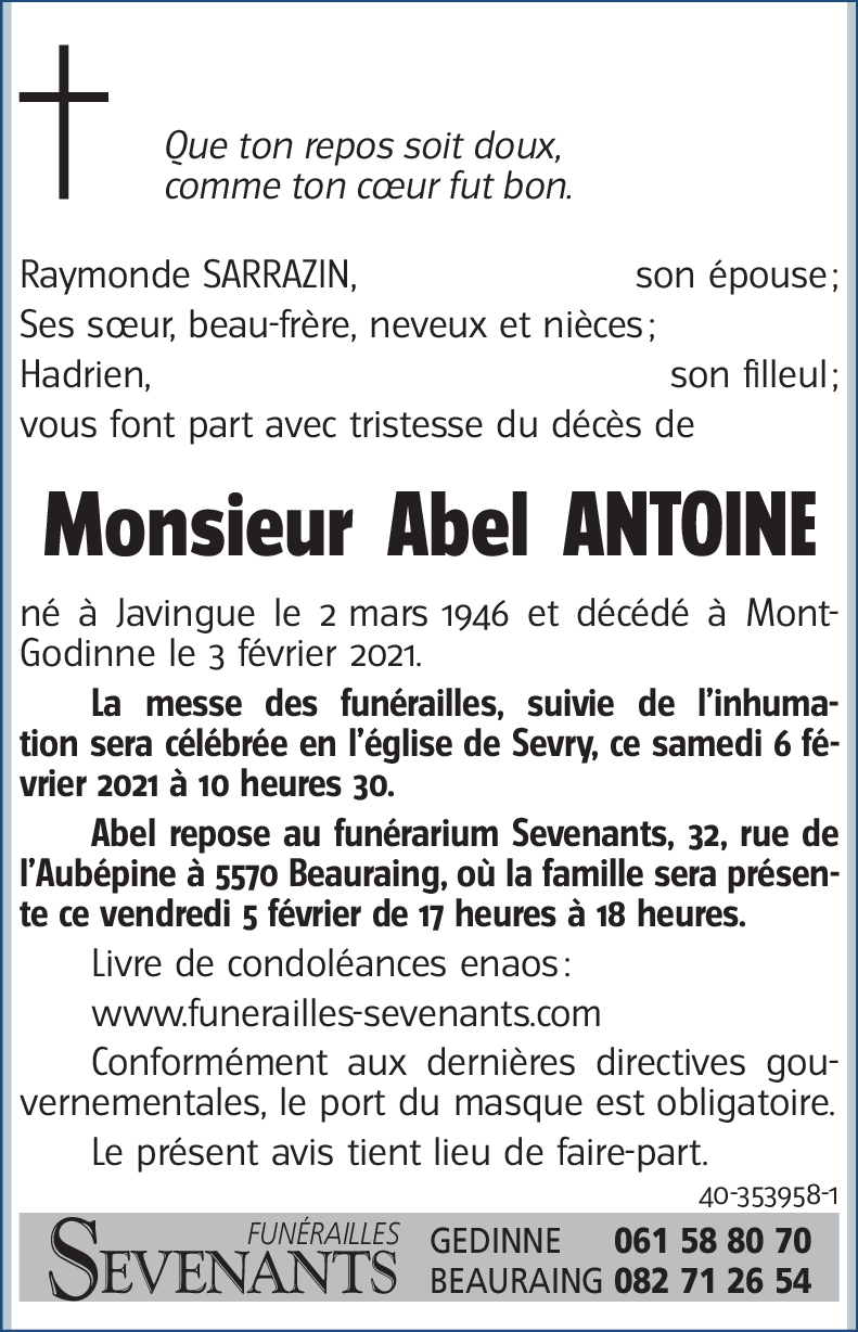Abel ANTOINE
