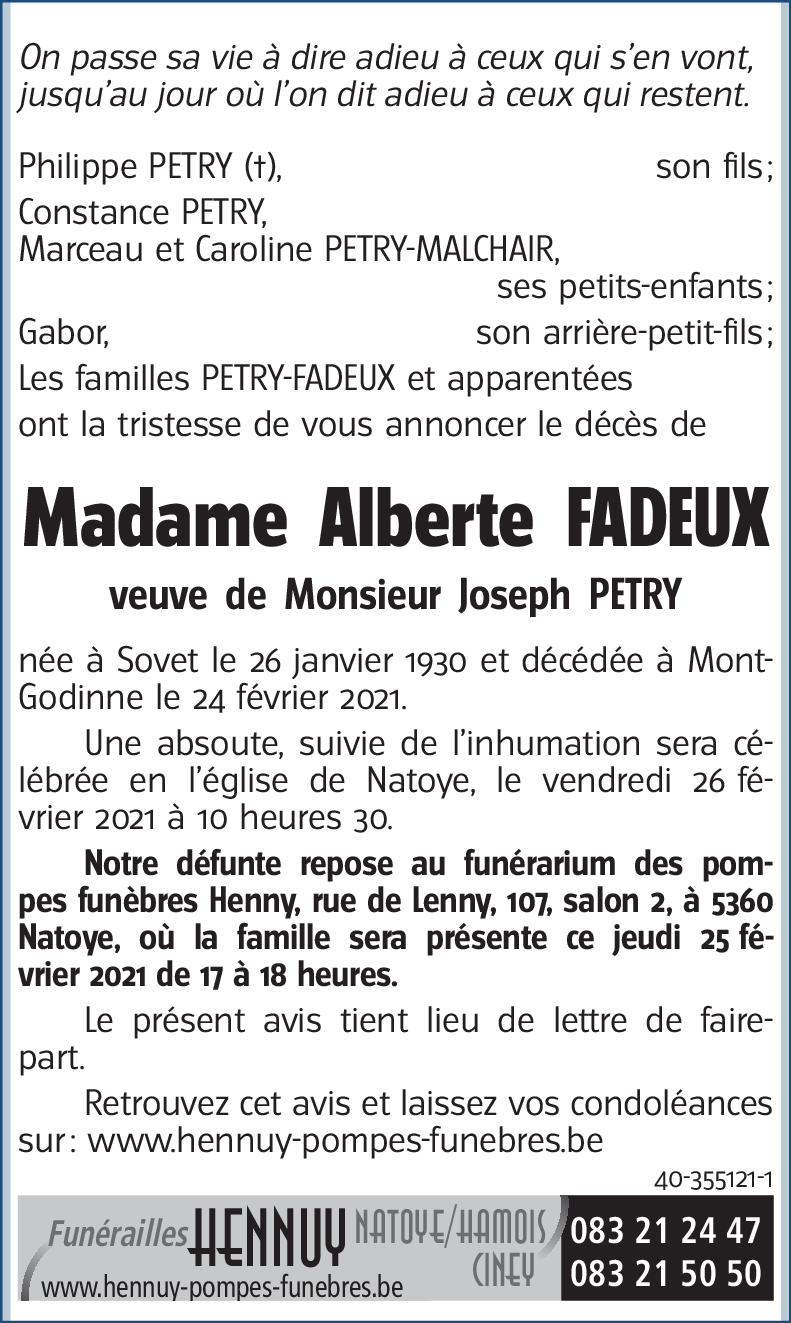 Alberte FADEUX