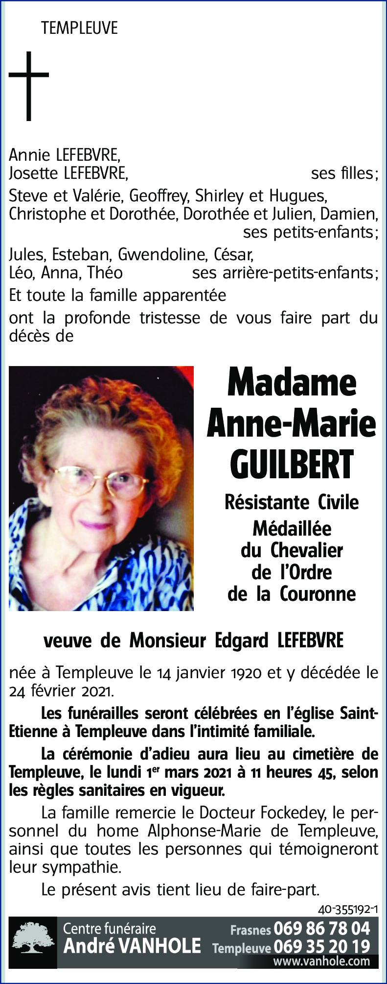 Anne-Marie GUILBERT