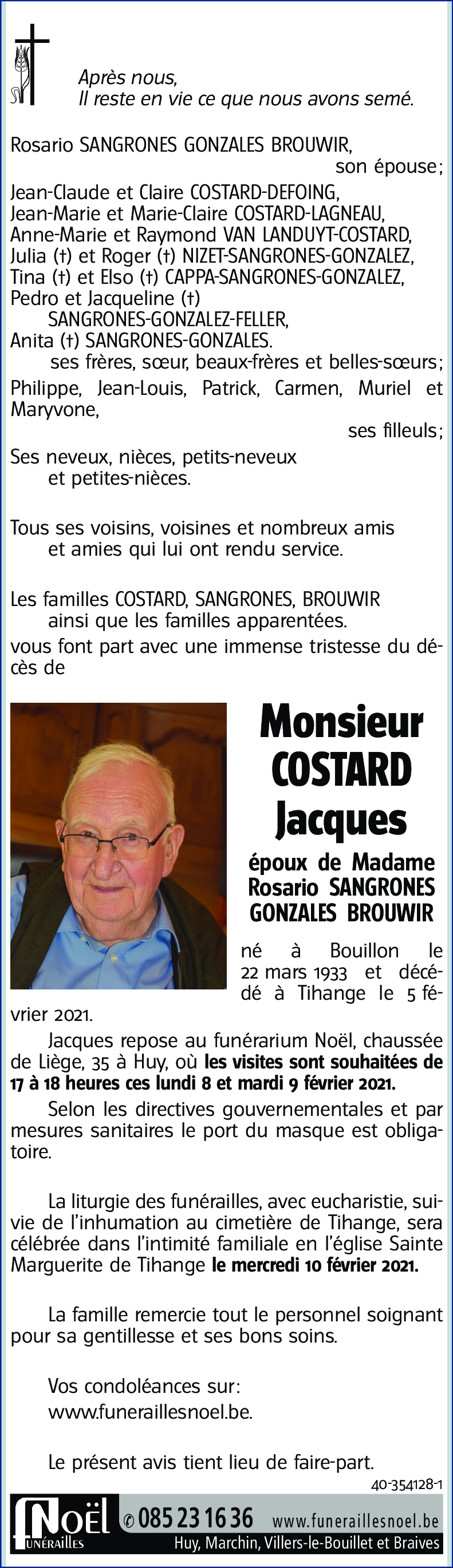 COSTARD Jacques