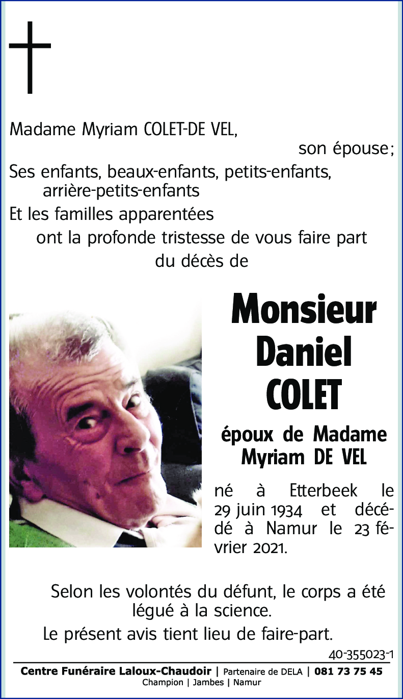 Daniel COLET