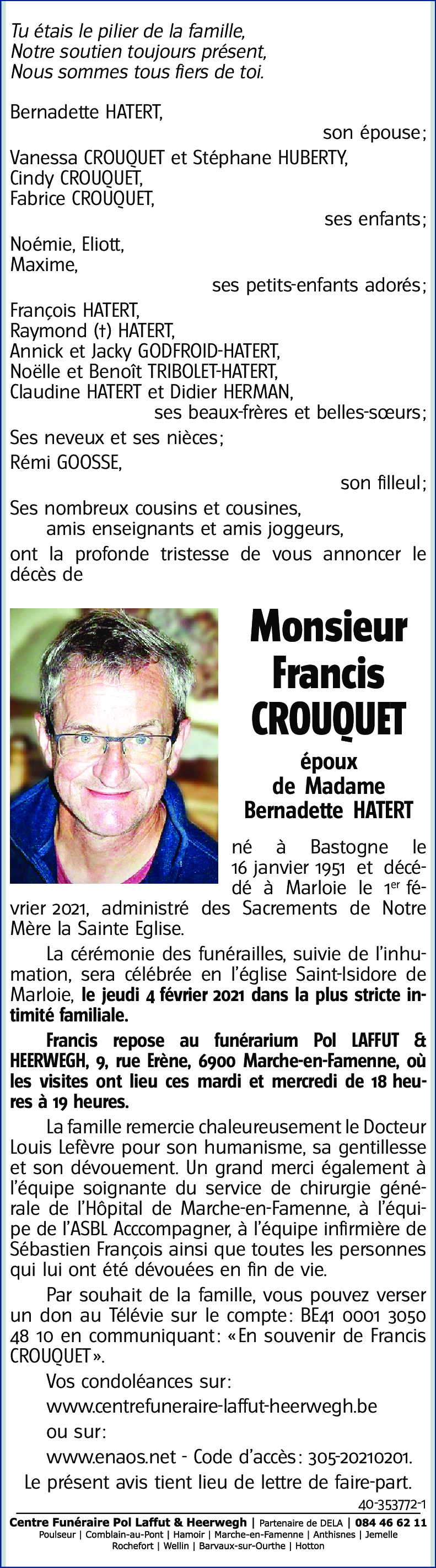 Francis CROUQUET