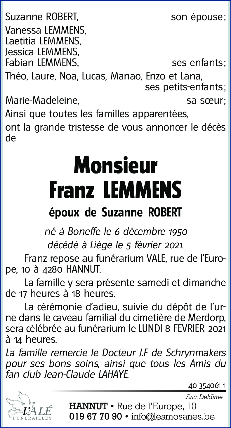 Franz LEMMENS