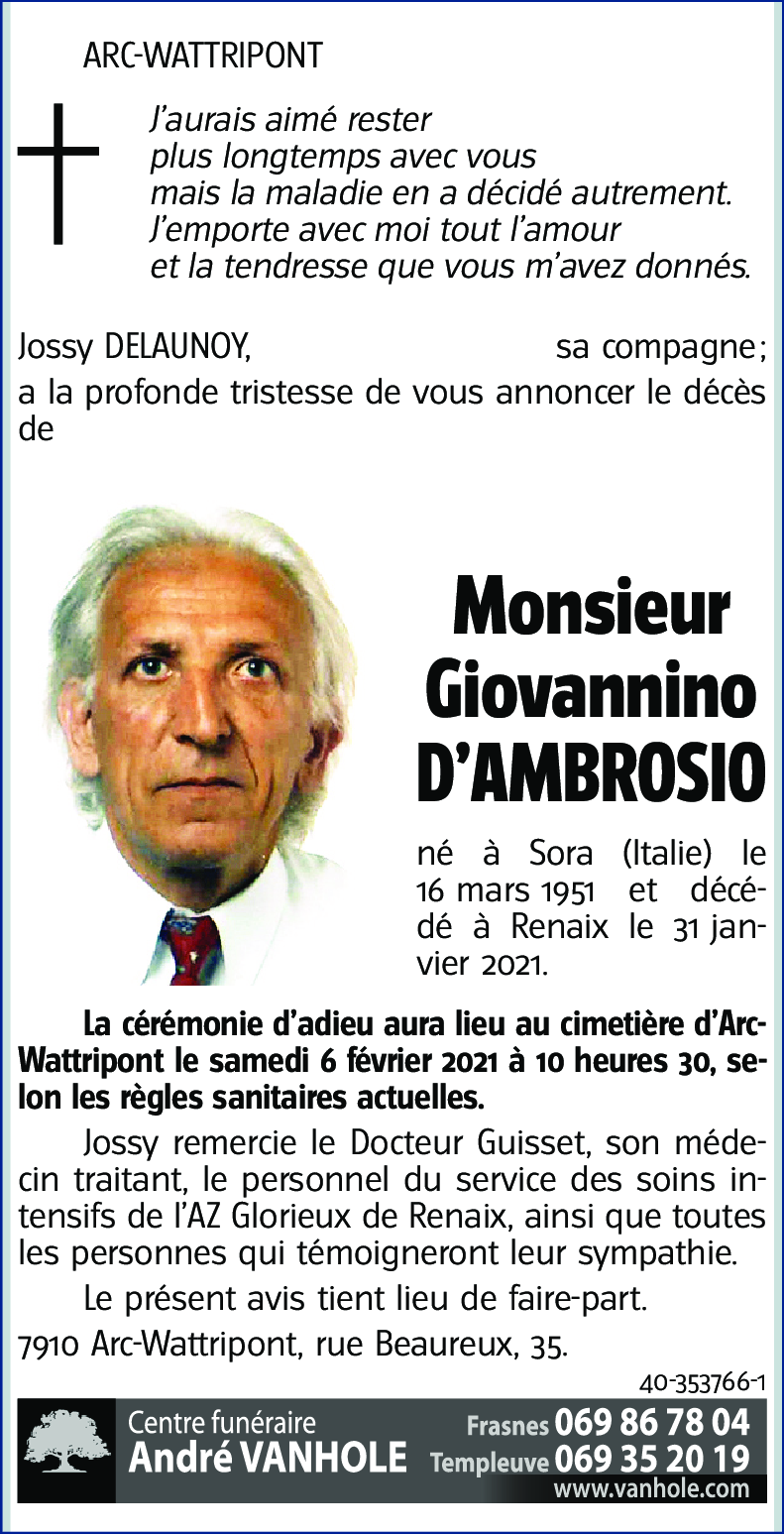 Giovannino D'AMBROSIO