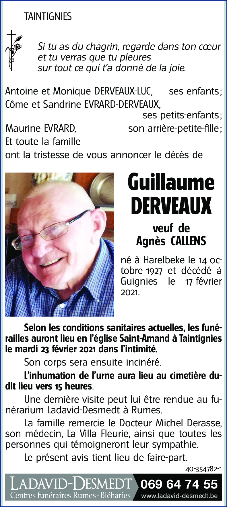 Guillaume DERVEAUX