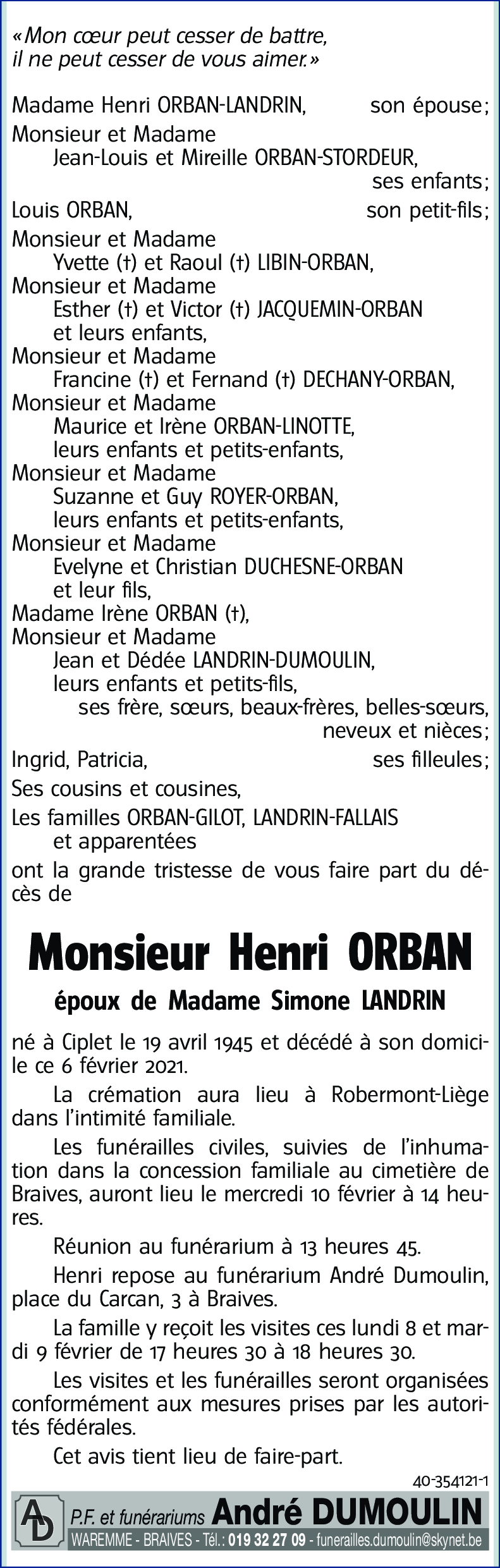 Henri ORBAN