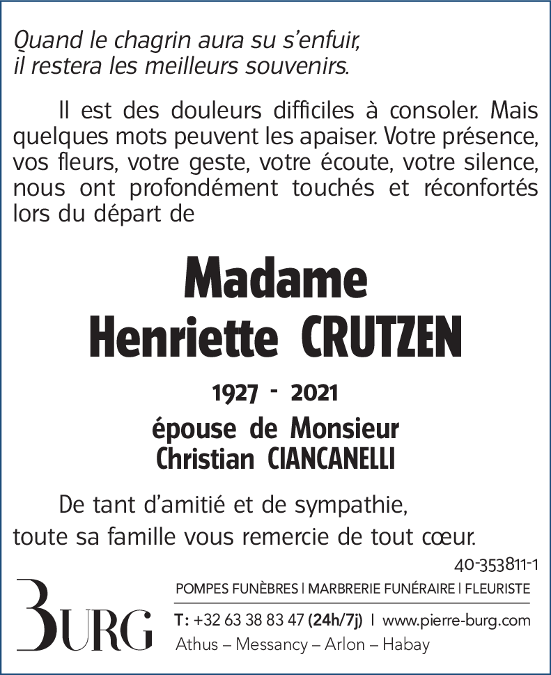 Henriette CRUTZEN