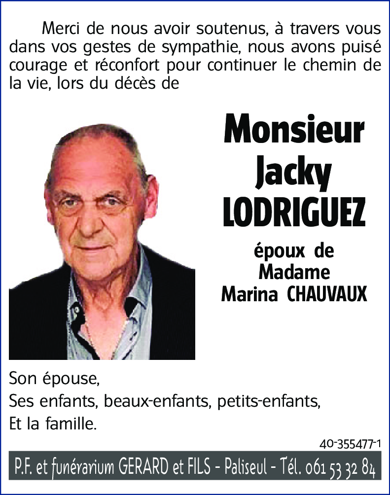 Jacky LODRIGUEZ