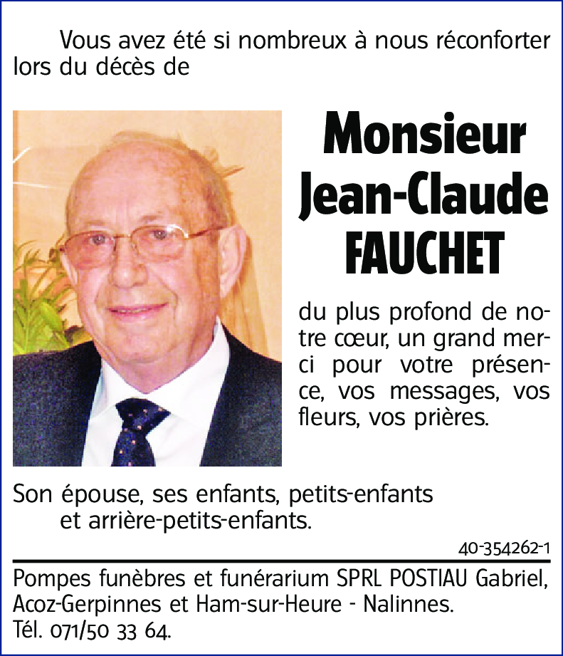 Jean-Claude FAUCHET
