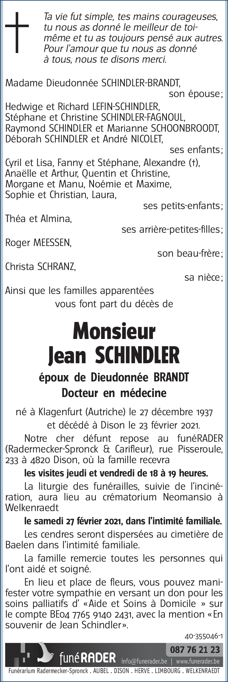 Jean SCHINDLER