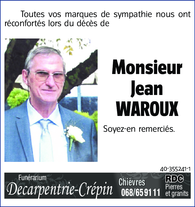 Jean WAROUX