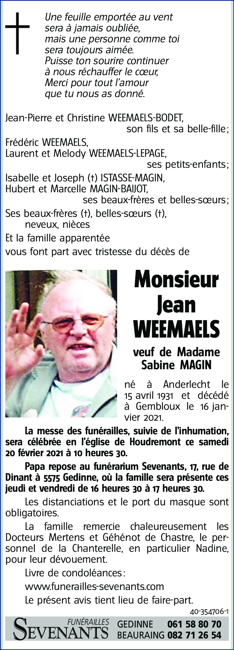 Jean WEEMAELS