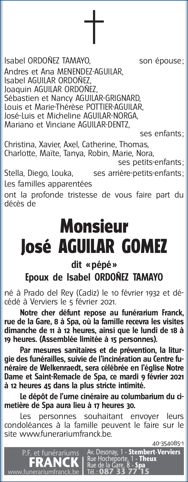José AGUILAR GOMEZ