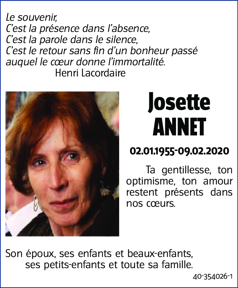 Josette ANNET