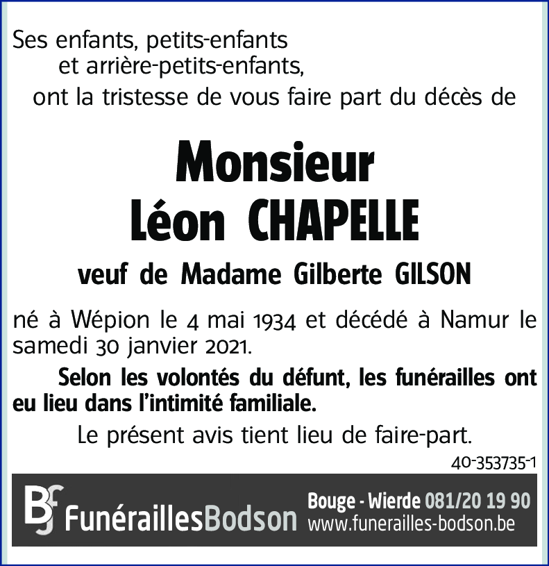 Léon CHAPELLE